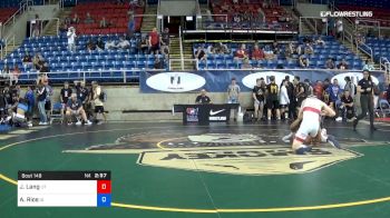 138 lbs Rnd Of 128 - Jace Lang, Utah vs Angel Rios, Idaho