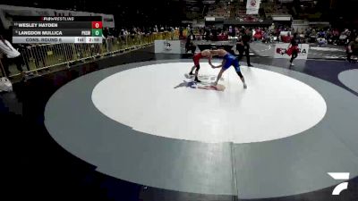 Cons. Round 6 - Wesley Hayden vs Langdon Mullica, Poway High School Wrestling