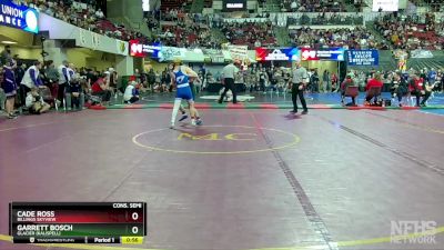 AA - 120 lbs Cons. Semi - Cade Ross, Billings Skyview vs Garrett Bosch, Glacier (Kalispell)