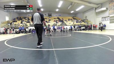 155 lbs Consolation - Pearle Mincy, Fayetteville Girls HS vs Lillie Moore, Inola