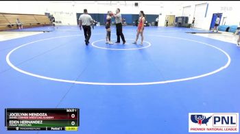 120 lbs Round 1 - Eden Hernandez, Poway Wrestling vs Jocelynn Mendoza, Daniel Cormier Wrestling Academy