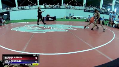 130 lbs Placement Matches (8 Team) - Anjelika Alarcon, Missouri vs Naima Rodriguez, Virginia