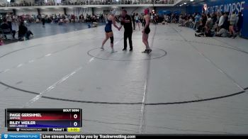 138 lbs Champ. Round 2 - Riley Weiler, Iowa Lakes CC vs Paige Gershmel, Simpson