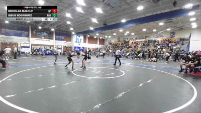 113 lbs Champ. Round 1 - Nicholas Malouf, Newbury Park vs Jesus Rodriguez, Nogales