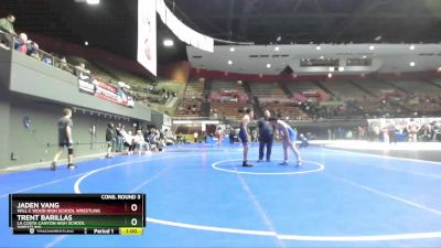 138 lbs Cons. Round 3 - Trent Barillas, La Costa Canyon High School Wrestling vs Jaden Vang, Will C Wood High School Wrestling