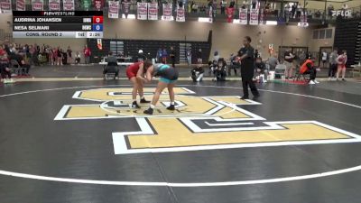 125 lbs Cons. Round 2 - Audrina Johansen, Iowa vs Nesa Selmani, Big Game Wrestling Club
