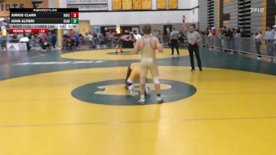 174Red lbs Rr Rnd 2 - Jurius Clark, Hofstra vs John Altieri, Clarion