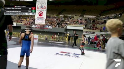 Intermediate Boys - 53 lbs Quarters - Alijah Robinette, Team Arcata Wrestling Club vs Angelo Sanchez, Reign Wrestling Club