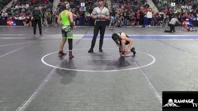 120 lbs Semifinal - Nathan Bingham, Jr. Kaws vs Graham Williams, Renegades