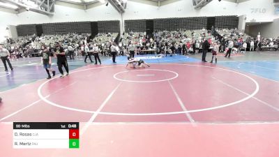 96-M lbs Quarterfinal - Dylan Rosas, CJA vs Ryan Mertz, Paulsboro