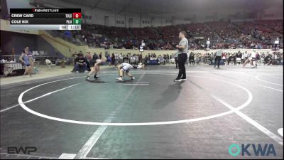 76 lbs Round Of 16 - Crew Card, Tulsa Blue T Panthers vs Cole Nix, Plainview Youth Wrestling Club