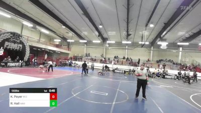 130 lbs 2nd Place - Kaitrel Poyer, Rez WC vs Ryker Hall, WAR Wrestling Club