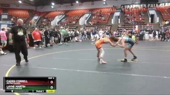 112 lbs Semifinal - Caden Correll, Patton Trained vs Layne Martin, Michigan Premier