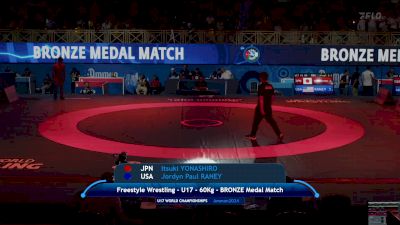 60 kg Final 3-5 - Itsuki Yonashiro, Japan vs Jordyn Raney, United States