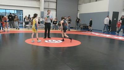 80 lbs Cons. Rd Of 16 - Hunter Natani, Uintah Wrestling vs Logan Clarendon, Black Fox Wrestling Academy