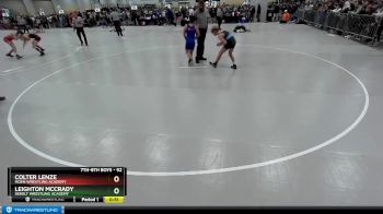 92 lbs Cons. Round 3 - Leighton McCrady, Sebolt Wrestling Academy vs Colter Lenze, Moen Wrestling Academy