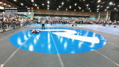 51-54 lbs Round 2 - Isaac Sanders, Spanish Springs Wrestling Club vs Andrew Miller, Grizzly Youth Wrestling