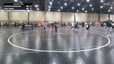 106 lbs Consi Of 8 #2 - Maxson Musselman, Team Barracuda vs Niko Xenos, Caveman Wrestling