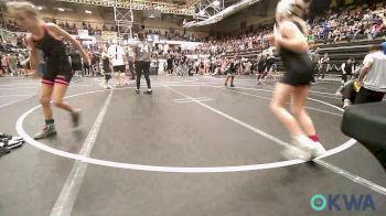 70 lbs Rr Rnd 3 - Savannah Van Dusen, Tecumseh Youth Wrestling vs Laneigh Jo Cartwright, Midwest City Bombers Youth Wrestling Club