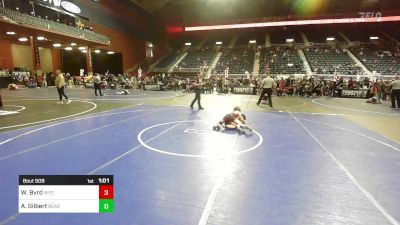 83 lbs Rr Rnd 1 - Wyatt Byrd, Wyoming Underground vs Anthony Gilbert, Bear Cave