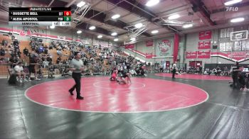 125 lbs Semifinal - Sussette Bell, Etiwanda vs Aleia Apostol, Poway