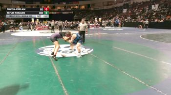Girls 235 lbs Cons. Round 2 - Shayla Esplain, Kirtland Central vs Tatum Rosales, Socorro