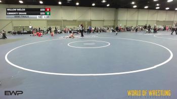130 lbs Semifinal - Willow Welch, SOTM OK 7-12 2 vs Libberty Drake, SOTM OK 7-12 1