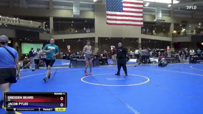 165 lbs Round 4 - Dresden Beard, KS vs Jacob Pyles, KY