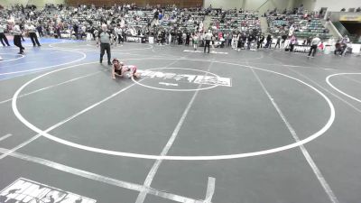 55 lbs Quarterfinal - Emett Emigh, Top Fuelers WC vs Andrew Cordova, Crusader Wrestling