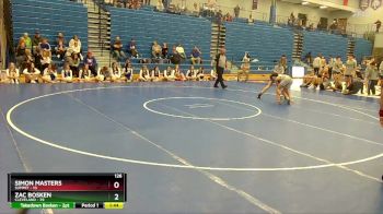 126 lbs Placement (4 Team) - Zac Bosken, Cleveland vs Simon Masters, Summit