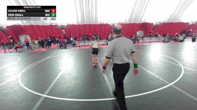 14U True Beginner - 121.6-129.4 Champ. Round 3 - Ayden Quinn, Sauk Prairie Wrestling Club vs Cole Gordon, Wisconsin