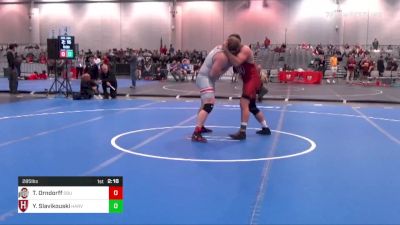 285 lbs Semis - Tate Orndorff, Ohio State vs Yaraslau Slavikouski, Harvard