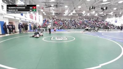 Boys 144 lbs Cons. Round 1 - Gilberto Rodriguez, Silver Creek Boys vs Marcus Vo, Milpitas Boys