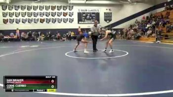 113 lbs Quarterfinal - Codie Cuerbo, Aurora vs Sam Braker, Anthony Wayne