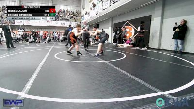 160 lbs Consi Of 4 - Jesse Claudio, HURRICANE WRESTLING ACADEMY vs Conner Davidson, Roland Youth League Wrestling