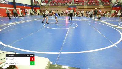 126 lbs Consi Of 4 - Dylan Leclair, Tulsa Union vs Arman Labbaf, Bixby HS Boys