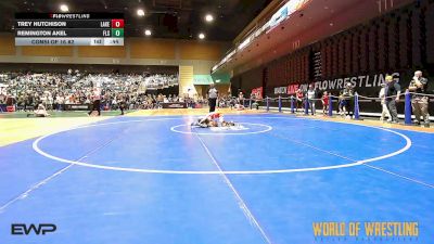61 lbs Consi Of 16 #2 - Trey Hutchison, Lakeland Wrestling vs Remington Akel, Florida Scorpions