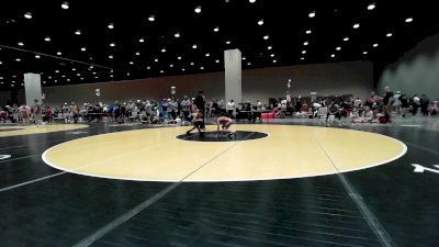 58 lbs Champ. Round 2 - Rivers Tahdooahnippah, OK vs Darren Cuevas, OK