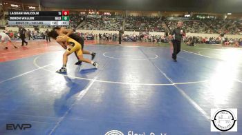143 lbs Consi Of 16 #2 - Laquan Malcolm, Tulsa Union vs Deron Waller, MacArthur Wrestling