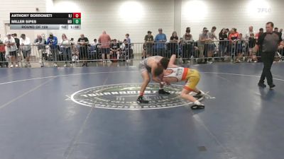 144 lbs Round Of 128 - Anthony Borrometi, NJ vs Miller Sipes, MO