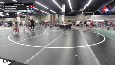 132 lbs Semifinal - Jaxon Johnson, Cardinal Wrestling Club vs Chance Berry, Jflo Trained