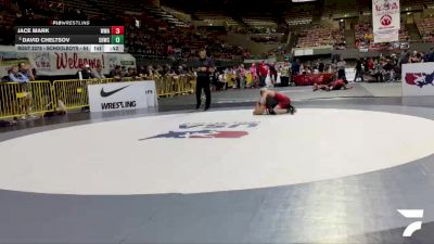 Schoolboys - 84 lbs Cons. Round 4 - David Cheltsov, Savage House Wrestling Club vs Jace Mark, Wright Wrestling Academy