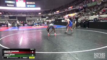 7A 150 lbs Semifinal - Yanik Simon, Huntsville vs Grayer Manown, Vestavia Hills