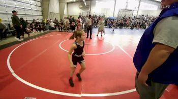 64 lbs Round Of 16 - Zoie Gregory, Tulsa Blue T Panthers vs Tristan Wilson (Monk), Fort Gibson Youth Wrestling