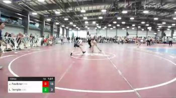 132 lbs Prelims - Jarad Faulkner, Roundtree Wrestling Academy Blue vs Luke Temple, Shore Thing Blue