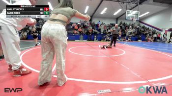 37 lbs Rr Rnd 2 - Annley Nicely, Morris Wrestling Association vs Zadie Todd, Eufaula Ironheads Wrestling Club