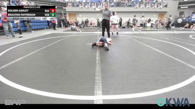 40 lbs Rr Rnd 4 - Kolsen Ashley, Blackwell Wrestling Club vs Braxton Patterson, Kingfisher YellowJackets