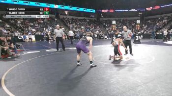132 lbs Quarterfinal - Marco Costa, Redlands East Valley (SS) vs Slater Hicks, Valencia/Valencia (SS)
