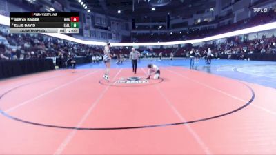 152 lbs Quarterfinal - Ellie Davis, Eagle vs Seryn Rager, Ridgevue