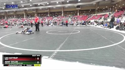 49 lbs Quarterfinal - Leo Hattrup, WWC vs Kemp Taylor, Greater Heights Wrestling